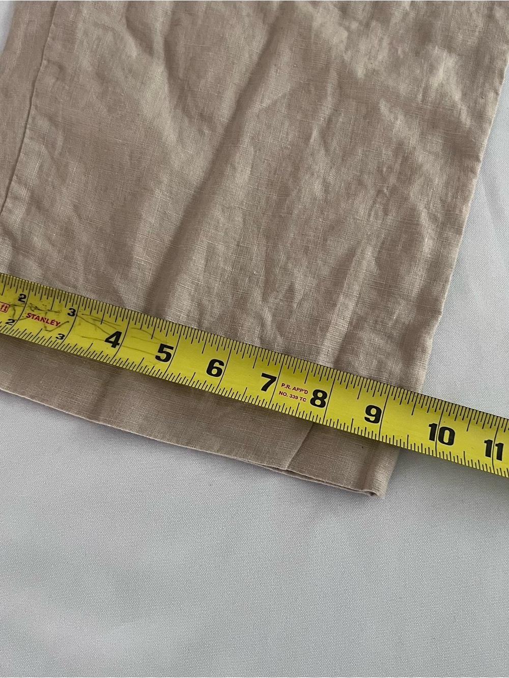 Jillian Jones Women Wide Leg 100% Linen Blend Pants With Bow Detail - Picture 10 of 13